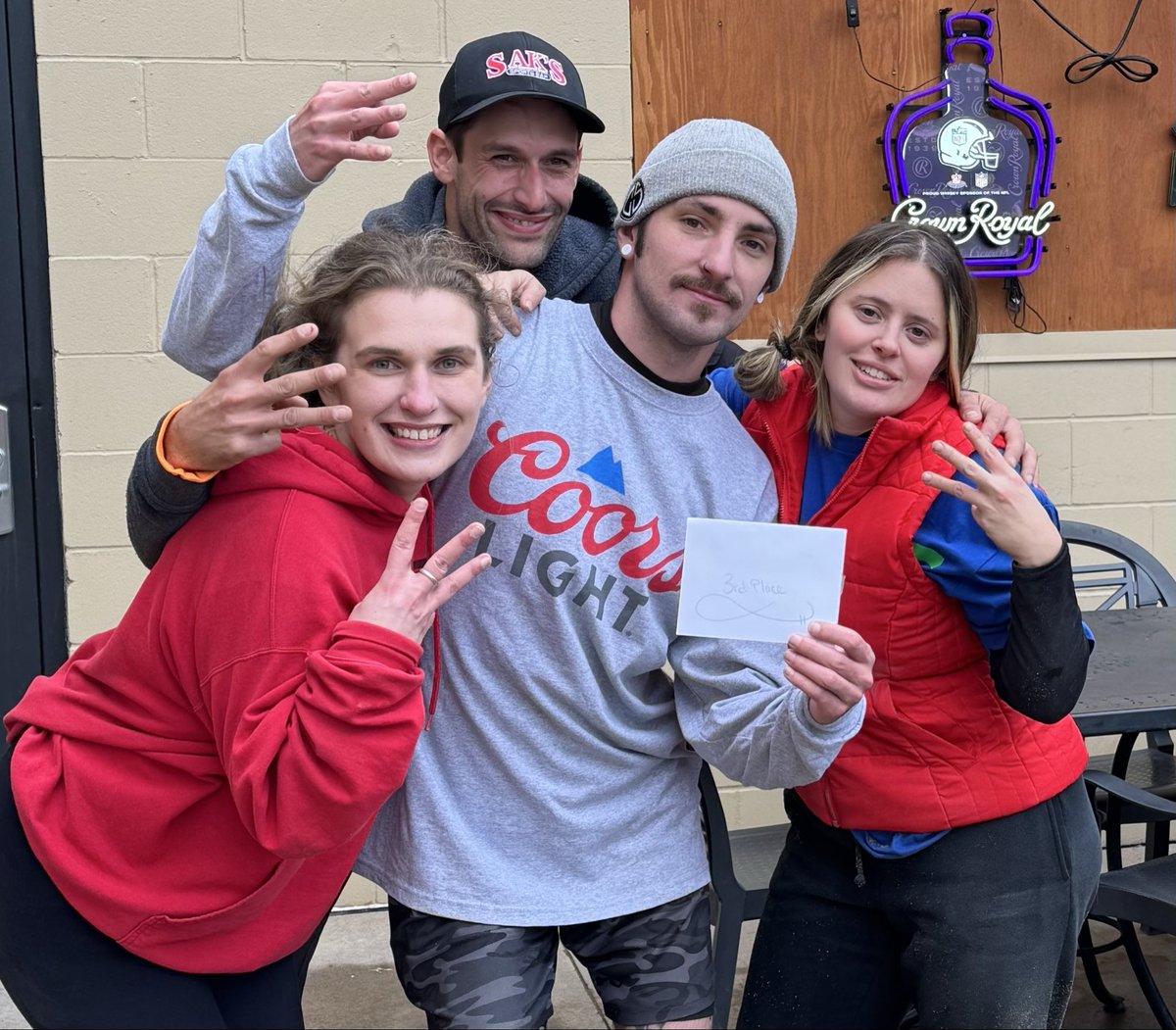 3rd place to close out the volleyball season this year. 

With only 4 players playing against 6 all day!!! 

Another year in the books! Another payout in the bag 💪💪💪 

We may have been “Overserved” all year but we continued to outserve everyone all year 🔥💪🏐