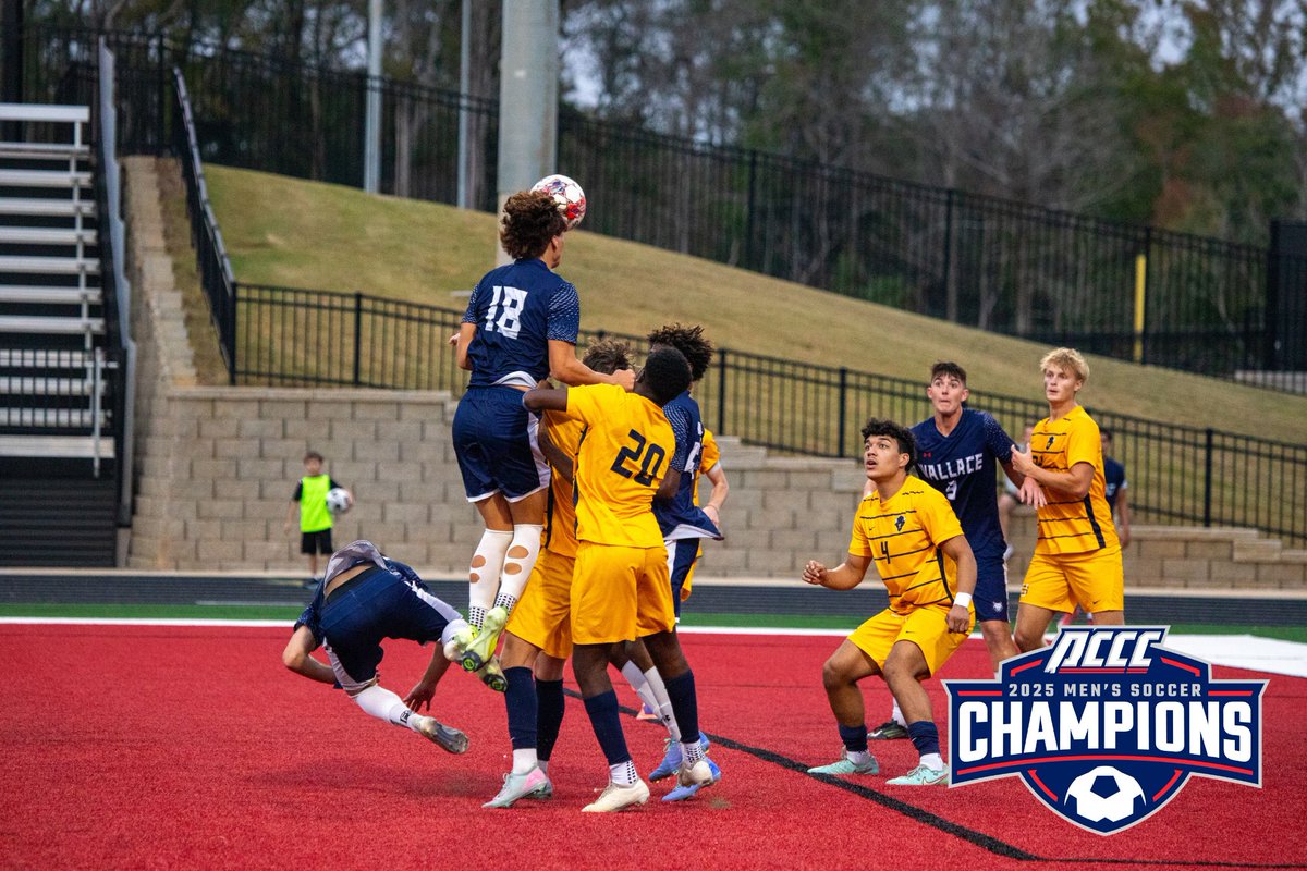 WSCCAthletics's tweet photo. Your Wallace State Lions are 2025 ACCC CHAMPIONS! The Lions defeated Southern Union 2-1 to secure the title! #2025ACCCChampionship #ACCCChampions #ConferenceChamps https://t.co/6AvR8542zl