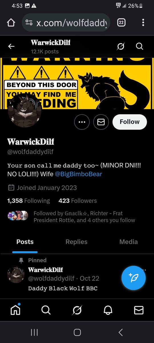 LeaderOfACrew's tweet photo. Seriously i fucking barely came back from vacation then I see my own mate @BigBimboBear left me for a new husband and its him the one in the second pic how could she do this to me she broke my heart can you all please block both of them https://t.co/rAM5wmeKR5