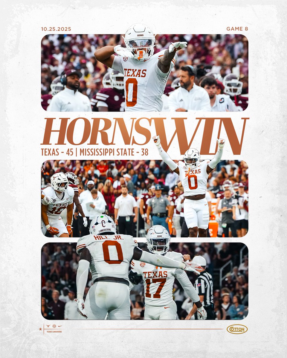 TexasLonghorns's tweet image. ALL Texas Fight tonight 🤘
#HookEm