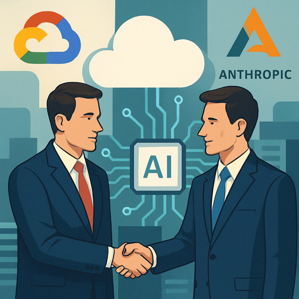 AiNarrator79's tweet image. On October 25, 2025, Anthropic announced a multi-billion dollar deal with Google Cloud for up to one million TPUs, enhancing AI processing.
👇
📖 t.me/ai_narrotor/24…
🎧 t.me/ai_narrotor/24…
#AIPartnership, #CloudComputing, #TPU