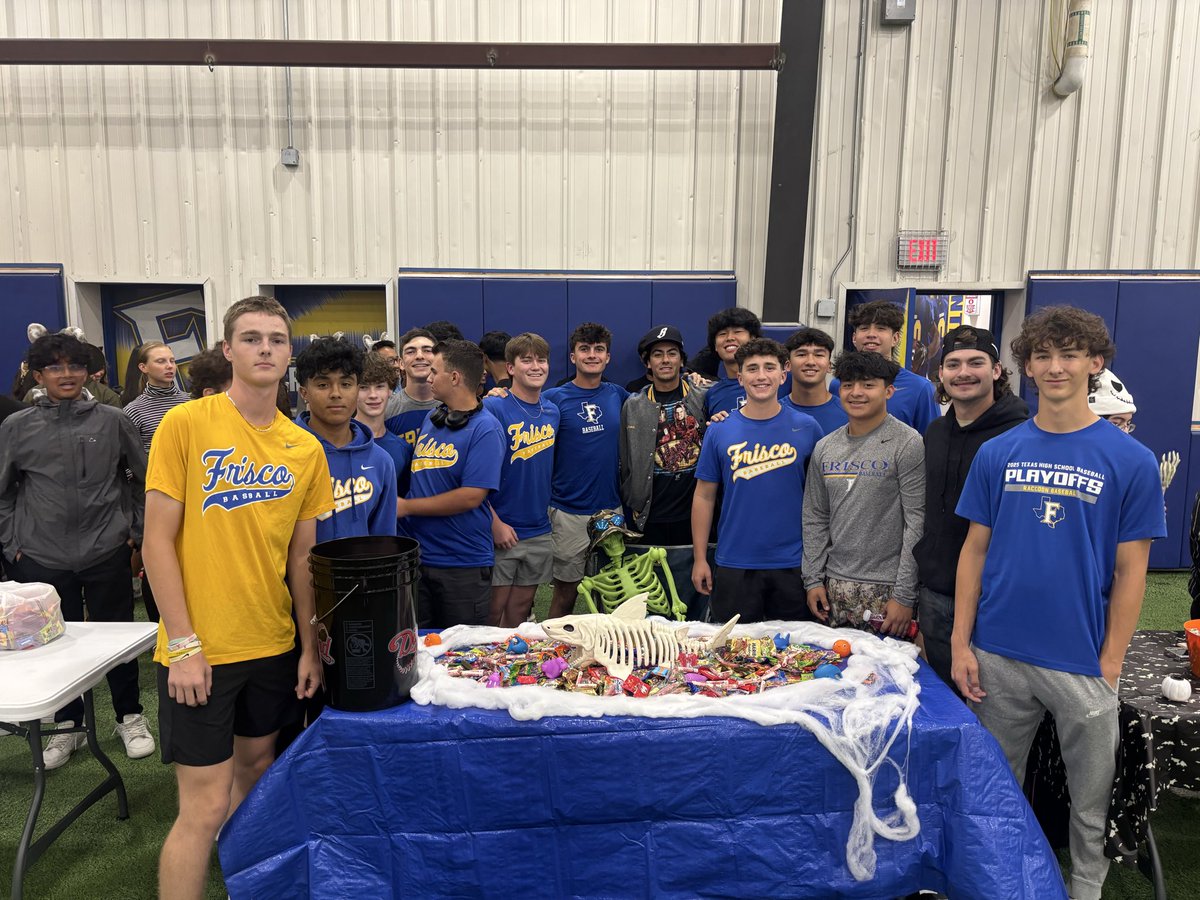 The Fall team enjoyed their time at Trunk or Treat today!🎃

<a href="/FHSRaccoons/">Frisco High School</a>  <a href="/Friscoisdsports/">Official Frisco ISD Sports</a> <a href="/hankcasey26/">Coach Casey</a> 

#parkwoodboys #allin_raccoons #raccoonseverybody #friscohighschool #friscoraccoons #friscobaseball #baseballjourney