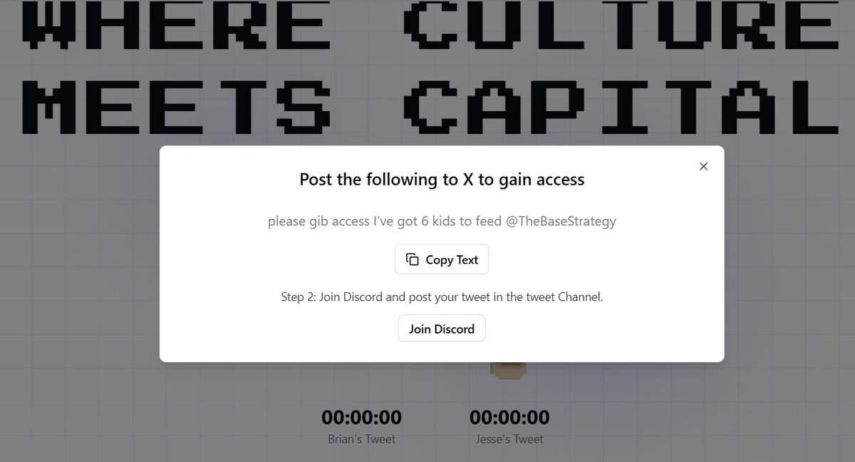 please gib access I've got 6 kids to feed <a href="/TheBaseStrategy/">Base Strategy</a>