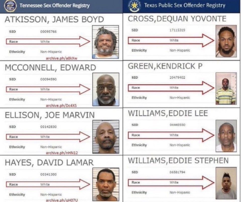 TruthFairy131's tweet image. Foreigners labelled ‘WHITE’ to increase the White Crime stats.

This is happening all over the West
to hide the fact that the majority of violent &amp;amp; sexual crimes are committed by foreigners.