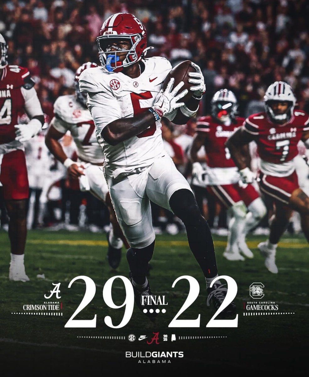 m_bernards's tweet image. Another Saturday… another W!!!!

                            _🐘🅰️_

#RollTide