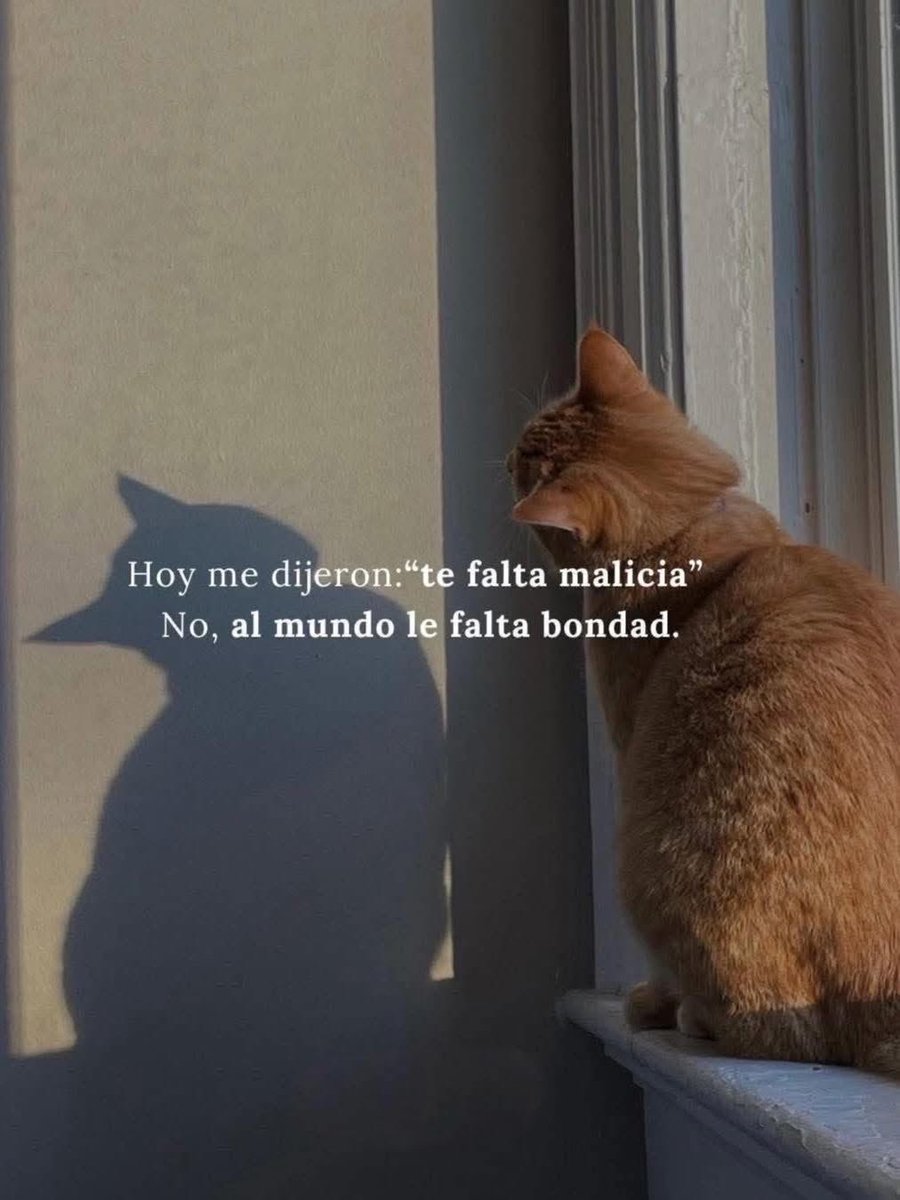 Al mundo le falta bondad. 🙏🏻