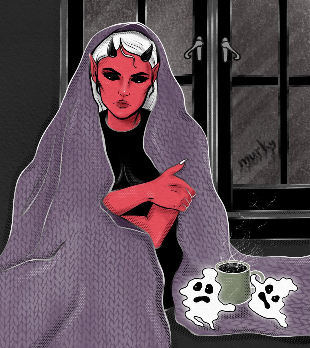 GN friends✨

It would be so nice to see sold-out of this Inktober artwork till October is here🤗

I love these little ghosts🥹👻☕️👻 with a hot drink, they'll be adorable additions to your collection

MURKY👿

Only 2 copies❗️left - 8 XTZ