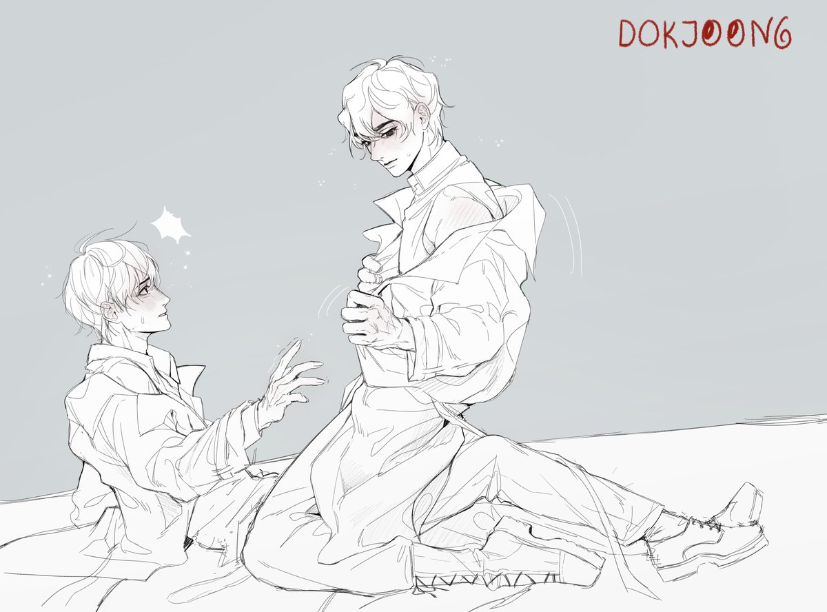 Eatthesoil0196's tweet image. #DokjoongWeek2025 #dokjoong  
Day 2 &amp;lt;size difference n making a move (?)&amp;gt;