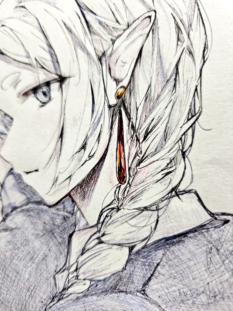 uka_ris's tweet photo. #イラスト　#フリーレン https://t.co/r7LRCr9z7V