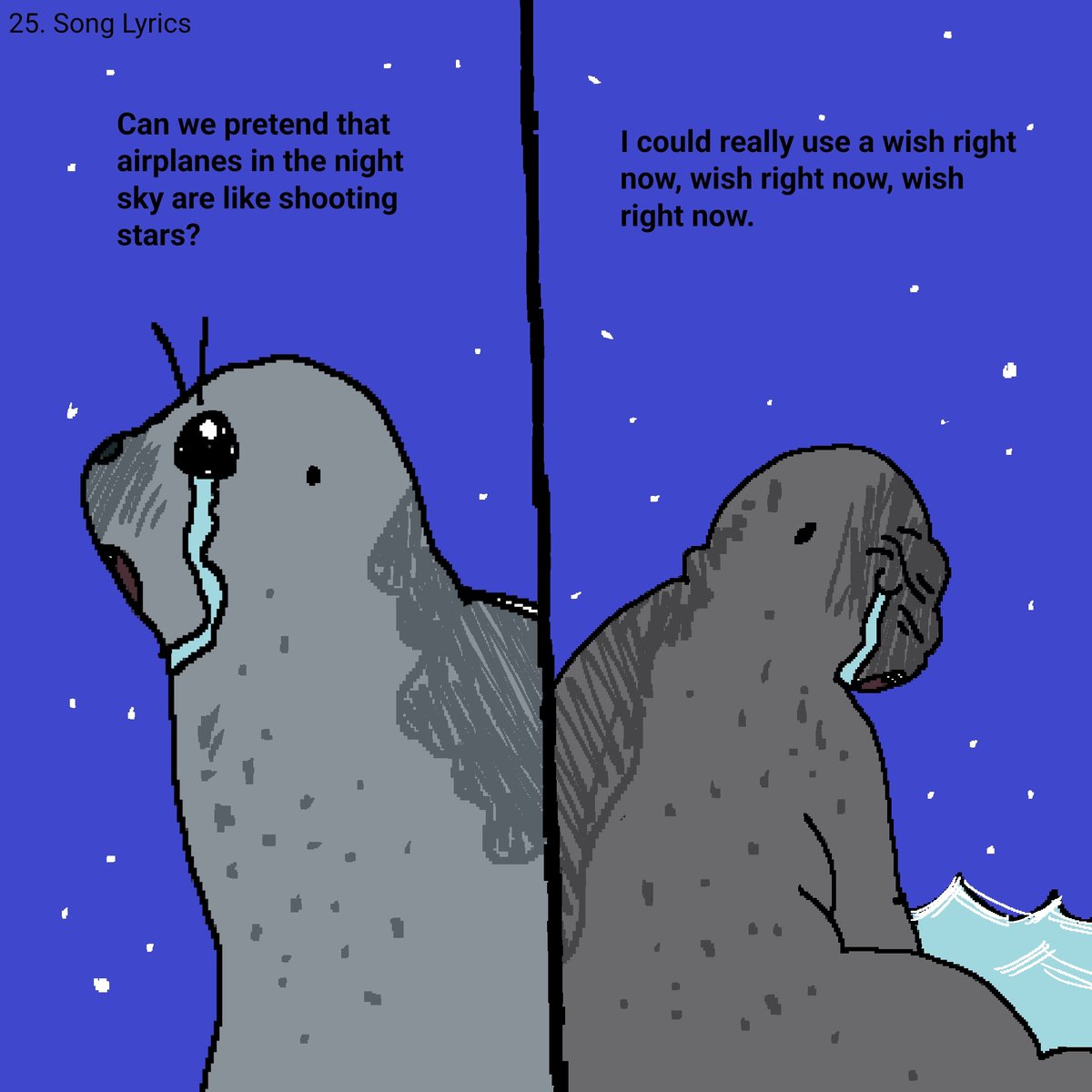 Vladmitry's tweet image. Song Lyrics #sealtober unfortunately this was the first idea I had