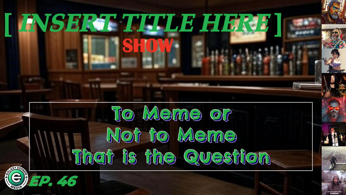 GalaExMedia's tweet photo. Going LIVE at 7pm PST (10pm EST)
Tonight we bracket battles memes and discuss @LiberalHivemind new Meme Site #3mind.
With Co-Host @darnellquiggly and other panelists.
@ThirdRailify @Shrty7081 @UMN_Nathan @StrideAlong2099 @VagabundoDeV @sammy3peat @ScreamQueenSel @Iron0xcid3 @Arzachats @TheoSnod