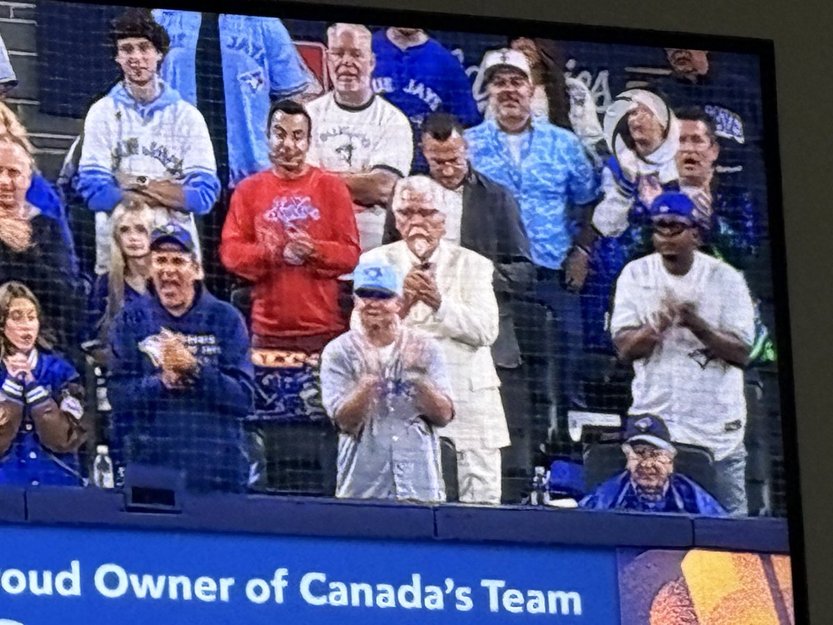 Col. Sanders has a primo seat at tonight’s <a href="/BlueJays/">Toronto Blue Jays</a> game! A win tonight would be “finger licking good!”