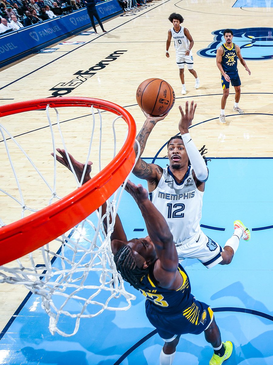 1️⃣8️⃣ paint points through one. 🐻

📺 @FDSN_Grizzlies

END Q1 | MEM 23, IND 21 