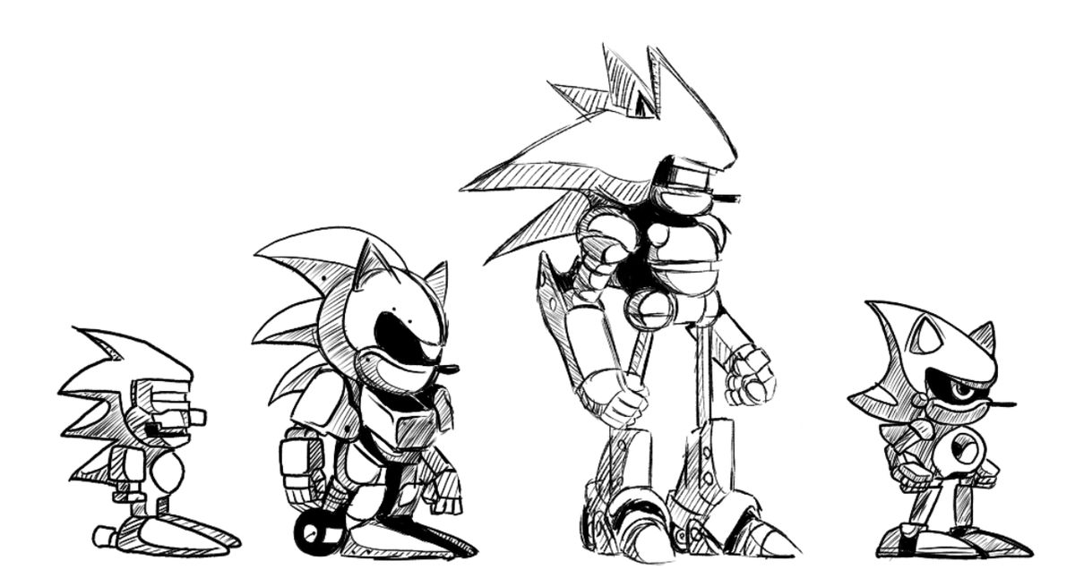 balbin_brian's tweet photo. Did all of these idiots on a magma rn
tried to make them as close to their sprites as i could
#SonicTheHedgehog #fanart #mechasonic #metalsonic #silversonic https://t.co/LeHh3tPVO2
