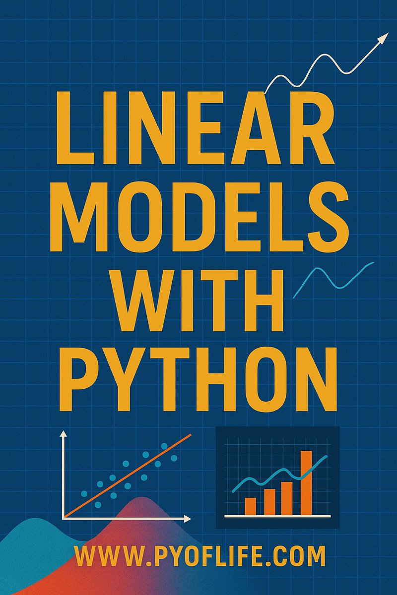 Parajulisaroj16's tweet image. 📌📚Linear Models with Python are mathematical representations used for predictive modeling and regression analysis.  pyoflife.com/linear-models-…
#DataScience #pythonprogramming #MachineLearning #DataScientist #ArtificialInteligence #datavisualizations #statisticalanalysis
