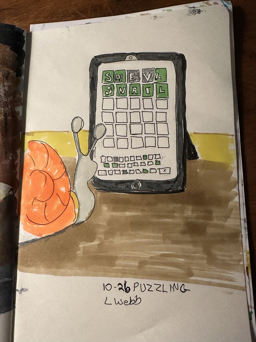 MLWebb's tweet image. #inktober2025 Day 26: Puzzling