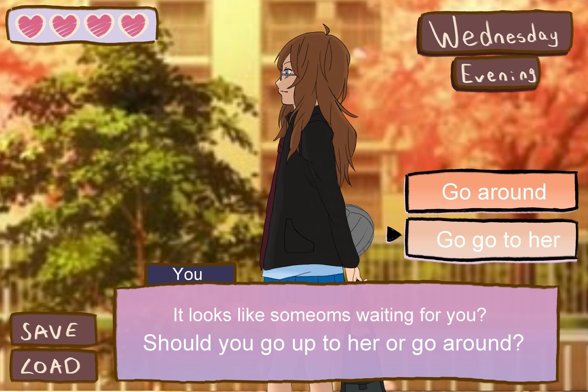 PookieDraws's tweet image. Day 25- Fake game screenshot 
Made a fake dating sim! would you romance me ~💙💙👀  #Cringetober2025 #Datingsimulator #myartwork #digitaldrawing #myart