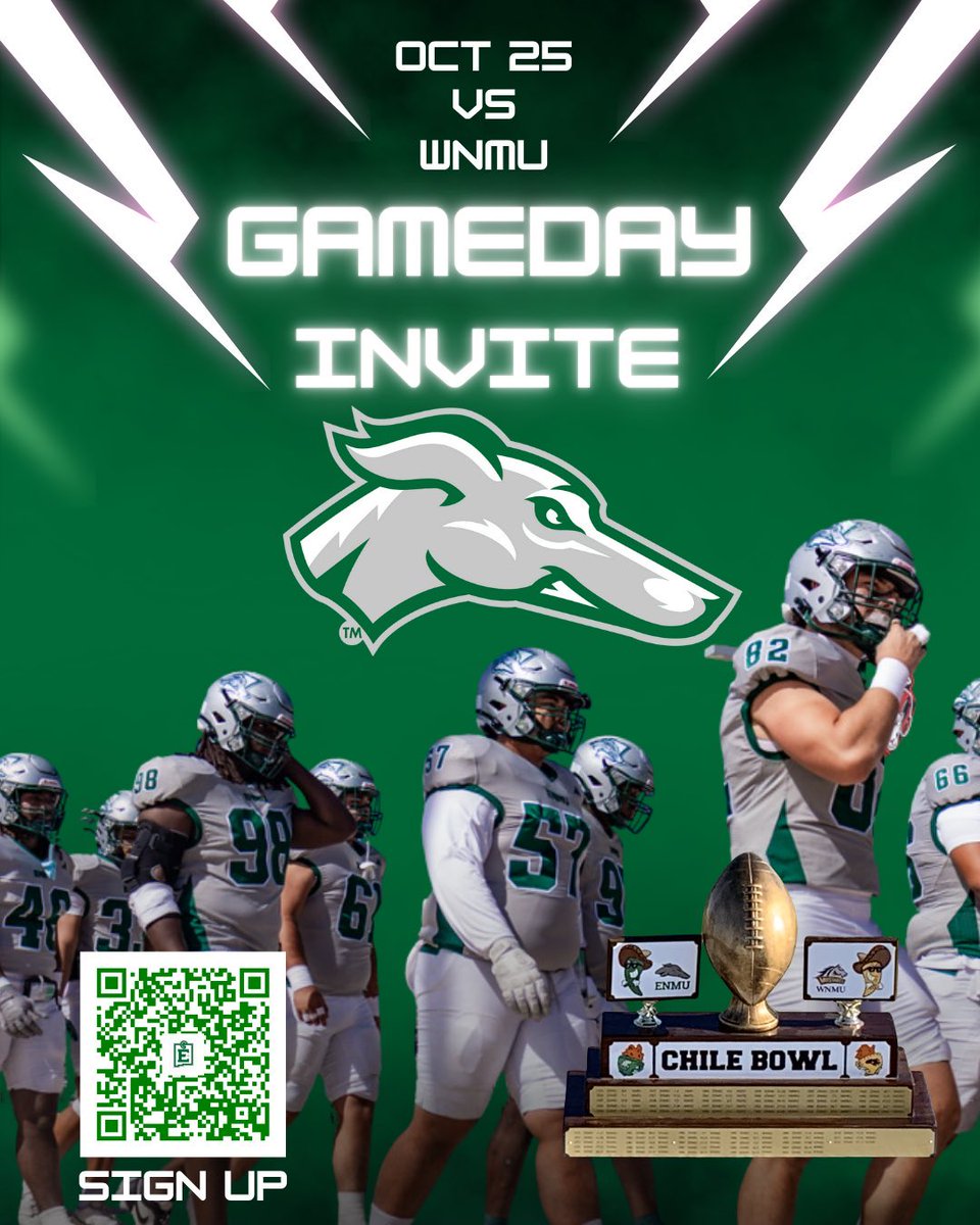 Had an amazing game day visit <a href="/ENMUFootball/">Eastern New Mexico University Football</a>! Thank you <a href="/CoachGCasteel/">Coach Casteel</a> for the invite!