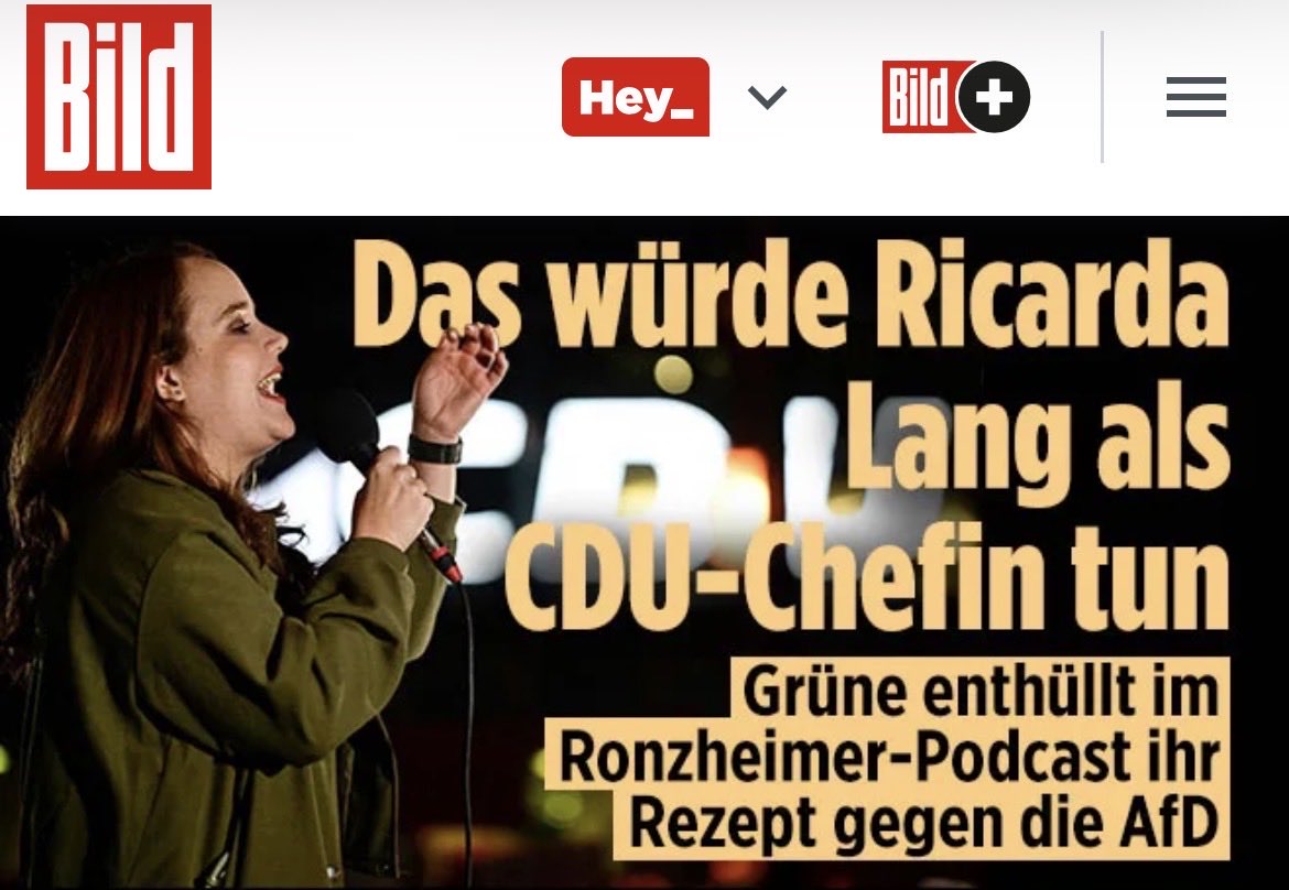 Muss ein super Rezept sein Frau <a href="/Ricarda_Lang/">Ricarda Lang</a>, hat ja in Ihrer Amtszeit hervorragend funktioniert. Nicht.
