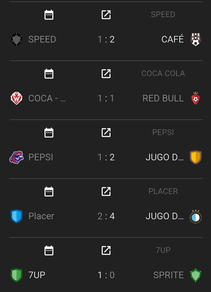 LigaDeBebidas's tweet photo. FECHA 37 DE LA PRIMERA DIVISIÓN DE LA LIGA DE BEBIDAS 🏆⭐.

Falta 1 FECHA para definir al campeón y hay 5 equipos en 2 puntos💦💦 https://t.co/2ZzYhHFuwk