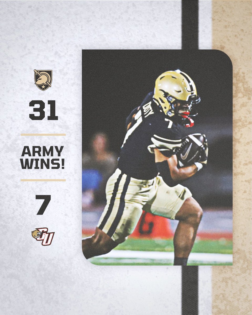 ArmyWP_SprintFB's tweet image. Coming home with the W

#GoArmy