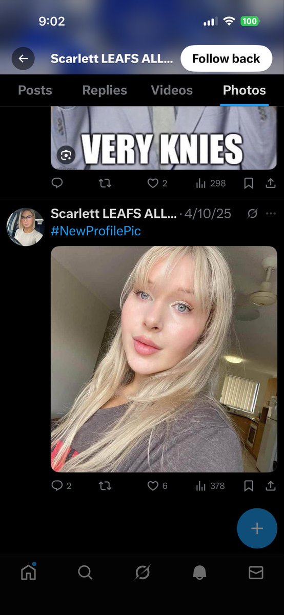 tampeters1215's tweet image. If you are following this FAKE person, beware! She is using others photos. @LeafsCupFever