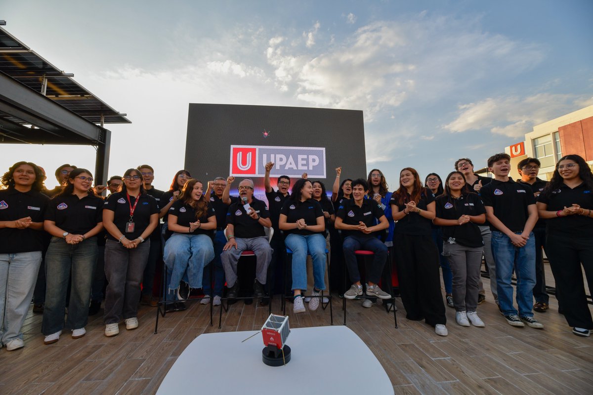 UPAEP's tweet image. El Gxiba-1: un éxito hecho en UPAEP.
Nuestro nanosatélite ya despegó rumbo a la Estación Espacial Internacional. 🚀
¡El talento de nuestra universidad vuelve a poner a México en el espacio! 🦅🛰️
Los esperamos para celebrar este gran hito en el Space Fest, este 27 de octubre a…