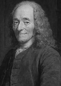 من الصعوبة أن تُحرّر السذج من الأغلال التي يقدسونها ".

➖ فولتير