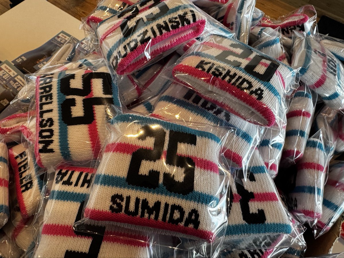 お知らせ】本日(10/26)、入場口にて先着2,000名さまへ急遽「選手リスト