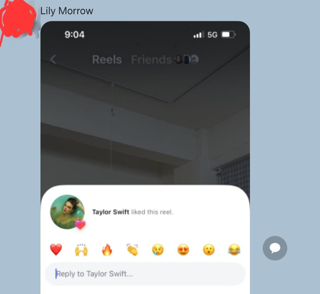 BruceMorrow_'s tweet image. Lily just rang to tell me TAYLOR SWIFT just liked The Fate of Ophelia video cover with her and Bae. You have no idea how much this means to Lily and us.... dreams come true!