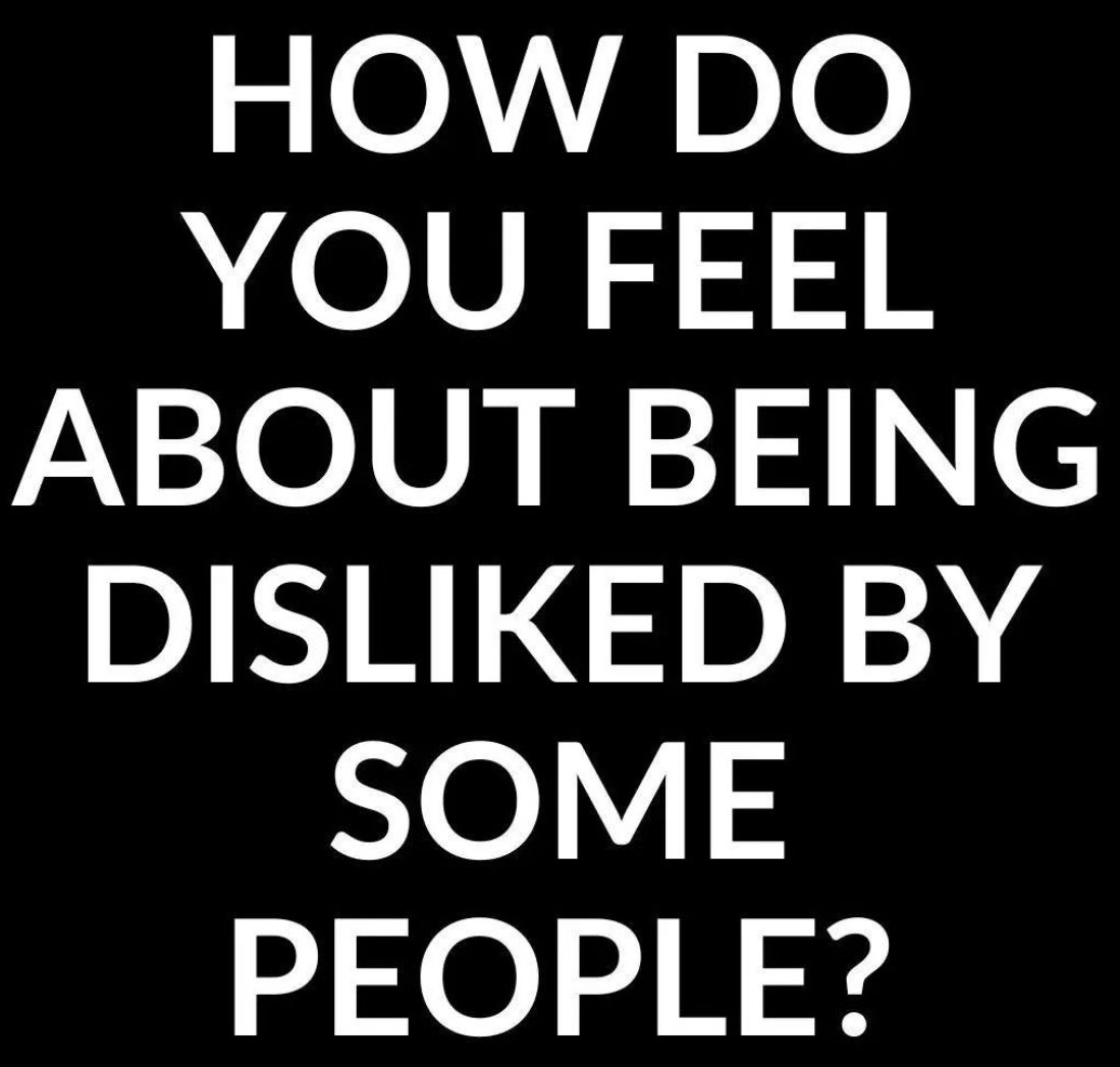 Be honest.
