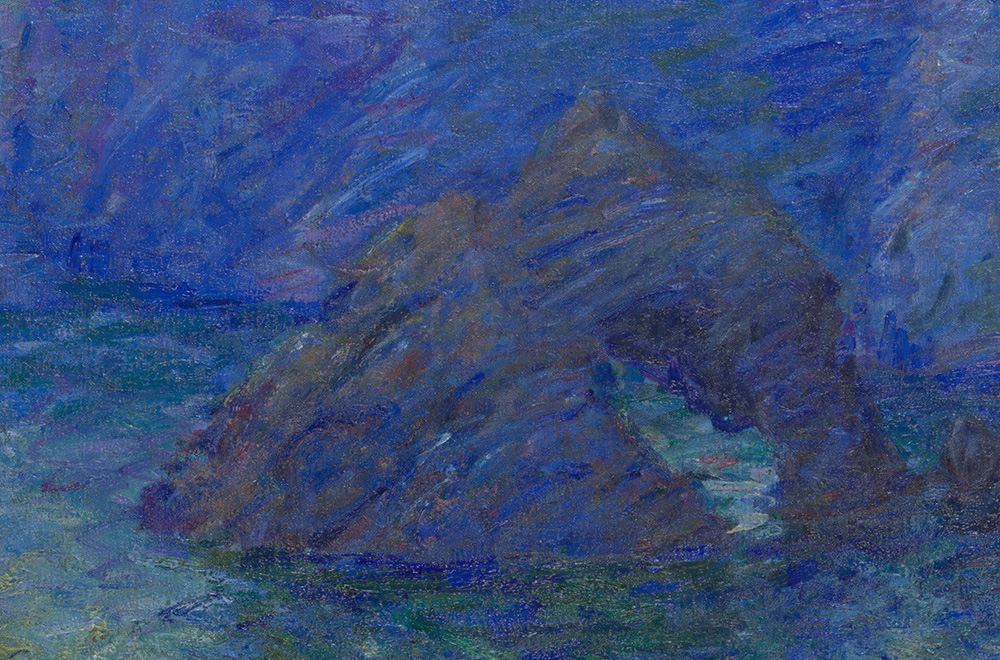 Delve into the #QAGOMA Collection. Can you recognise this Australian impressionist painter's work from this detail? Hint: The artist was obsessed with the French island Belle-Île. Answer &gt; brnw.ch/21wWW5r On display in #Brisbane. Free entry