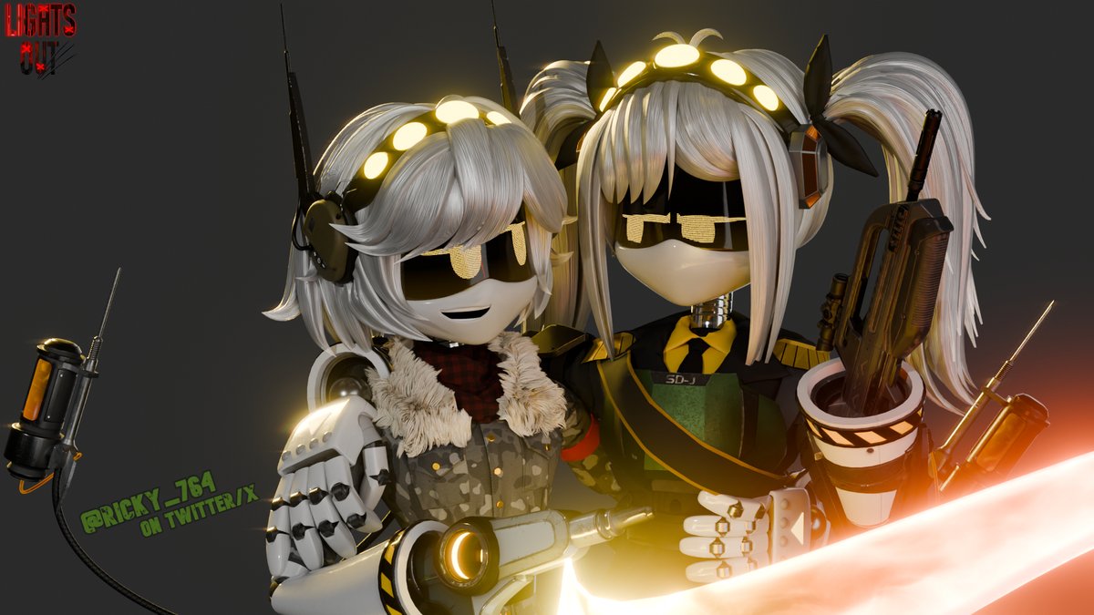 Ricky_764's tweet image. "Sister dynamics."
Official render of Project: Lights Out 💡
#MurderDrones #mdtwt #ProjectLightsOut #SerialDesignationV #SerialDesignationJ #SDV #SDJ