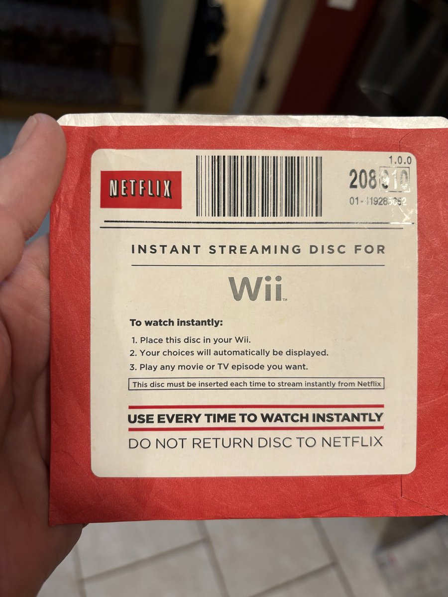 How long has it been since you have seen one of these? I just found it in an old box of mine. <a href="/netflix/">Netflix</a>