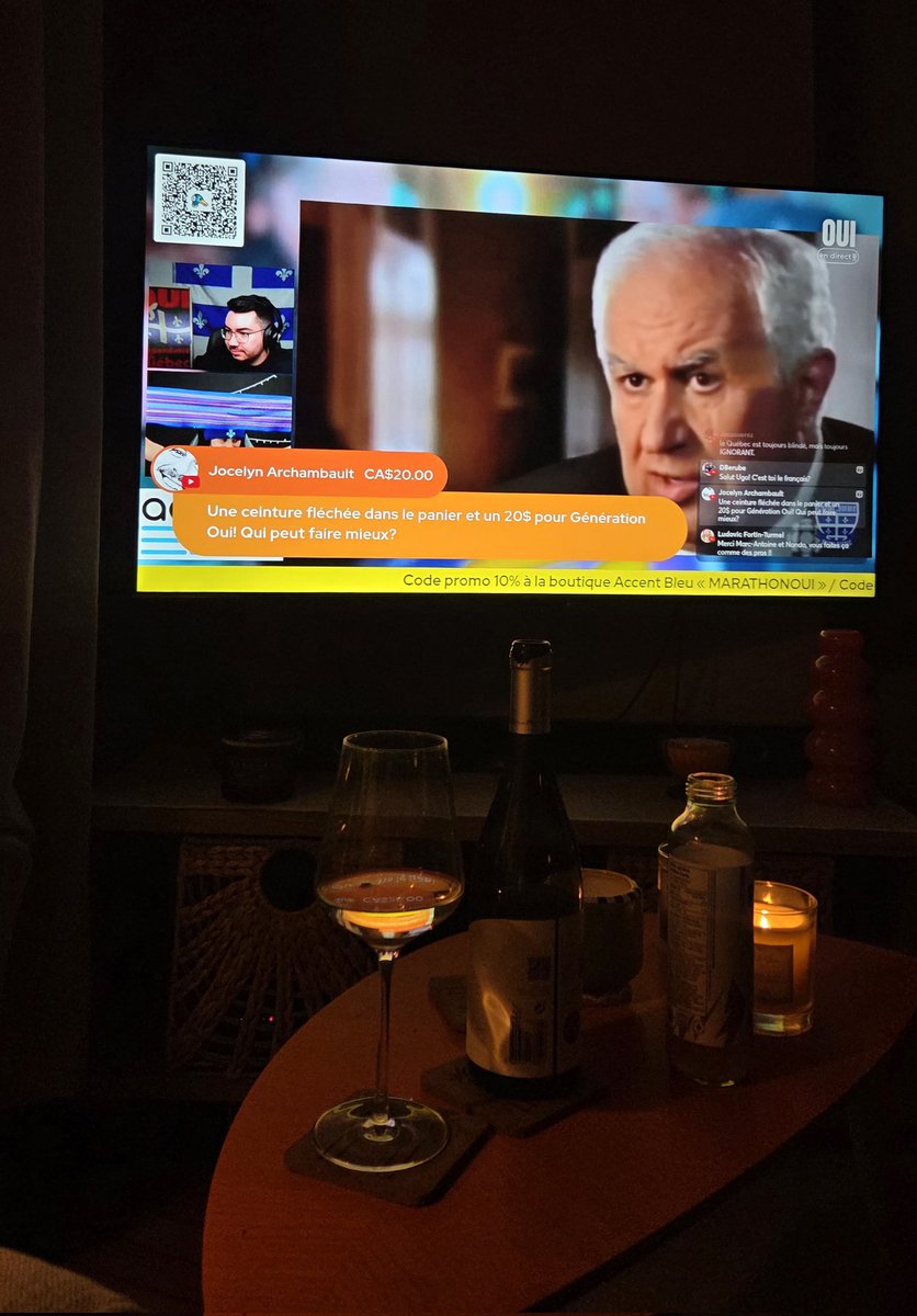 Un 20 $ pour soutenir le marathon en direct de Génération Oui!

Donnez ce que vous pouvez!

#PaysQc #Québec

Écoutez-les sur YouTube!