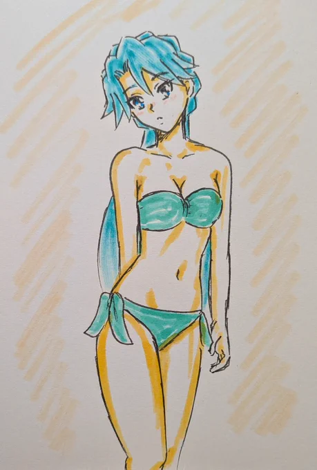 #ゴープリ10周年なので海藤みなみさん3733枚描いてお祝い (1078.1079.1080) 朝らくがき②