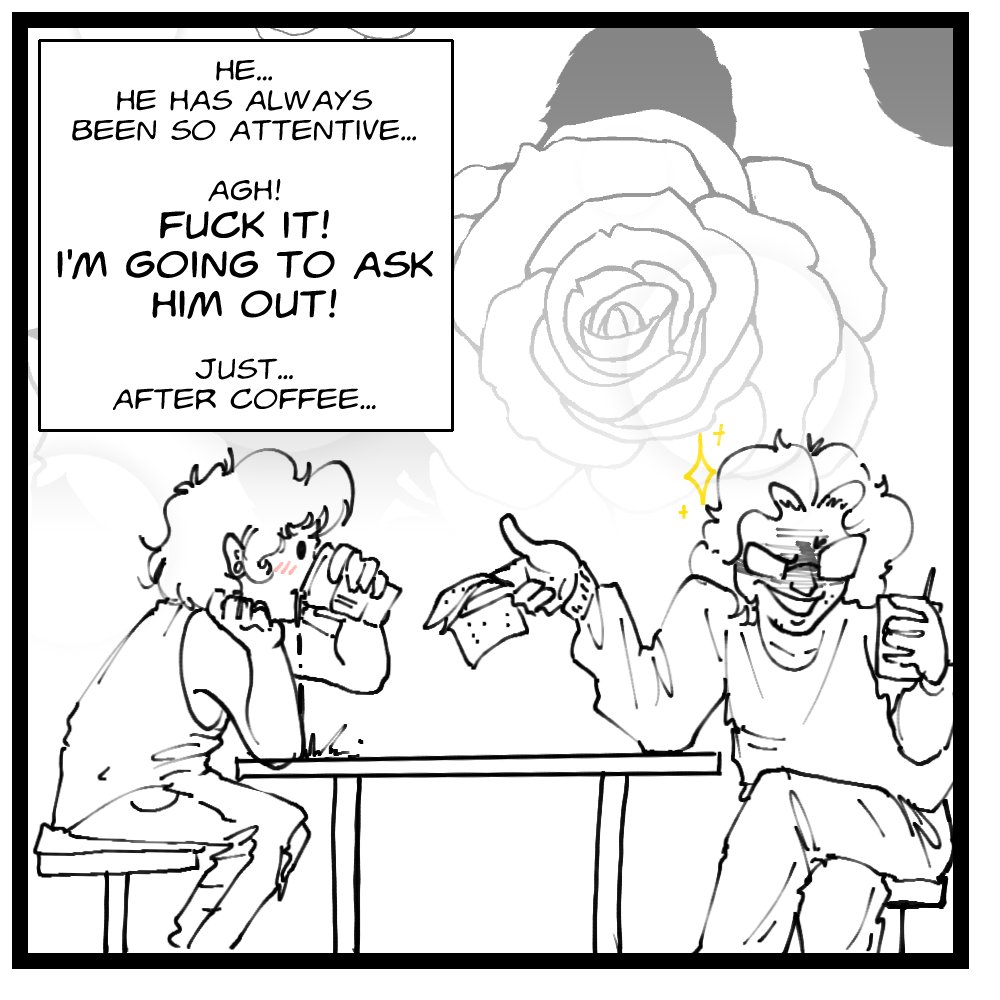 DirectorsL412's tweet image. NEW EPISODE OF 
DIRECTOR'S LOVE! 🎬❤️

JUST... AFTER COFFEE... ☕️❤️

THIS IS A SPECIAL EPISODE!
WHERE WE HAVE A GUEST ARTIST!
ARTIST OF THE WONDERFUL WEBCOMIC KOMENCO
@crowrusta !!!
I HOPE YOU LIKE IT!

#BL #webtoon #webcomic #DirectorsLove