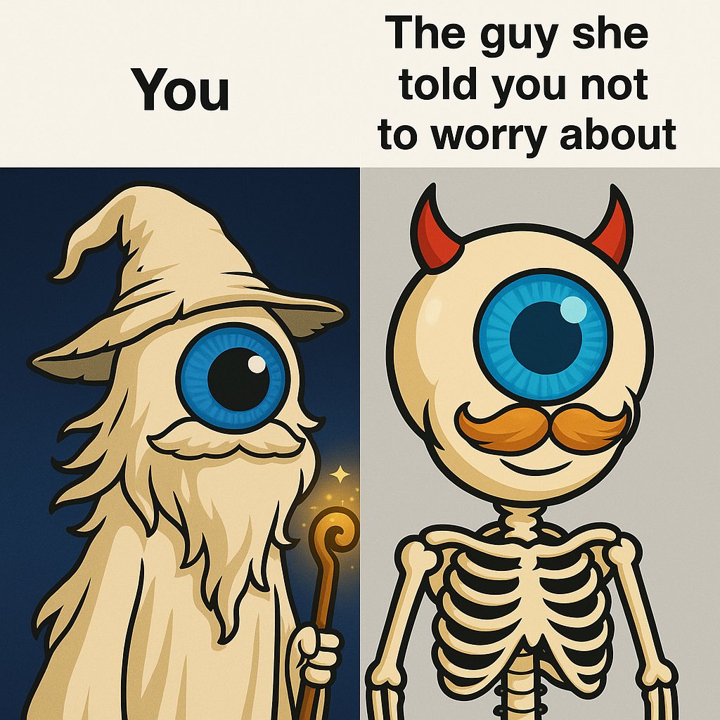 He’s always gotta boner too