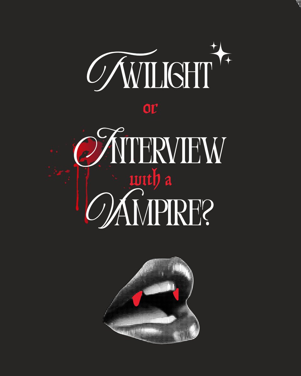 PlayChoices's tweet image. Which are you sinking your teeth into this Halloween? 🧛‍♀️

We&apos;re Team Interview with a Vampire 🤩🩸 (we like our immortals on the darker side 🤌)

#Halloween #InterviewWithAVampire #Twilight #VampireMovies #SpookySeason #HorrorMovies #VampireVibes #HalloweenDebate