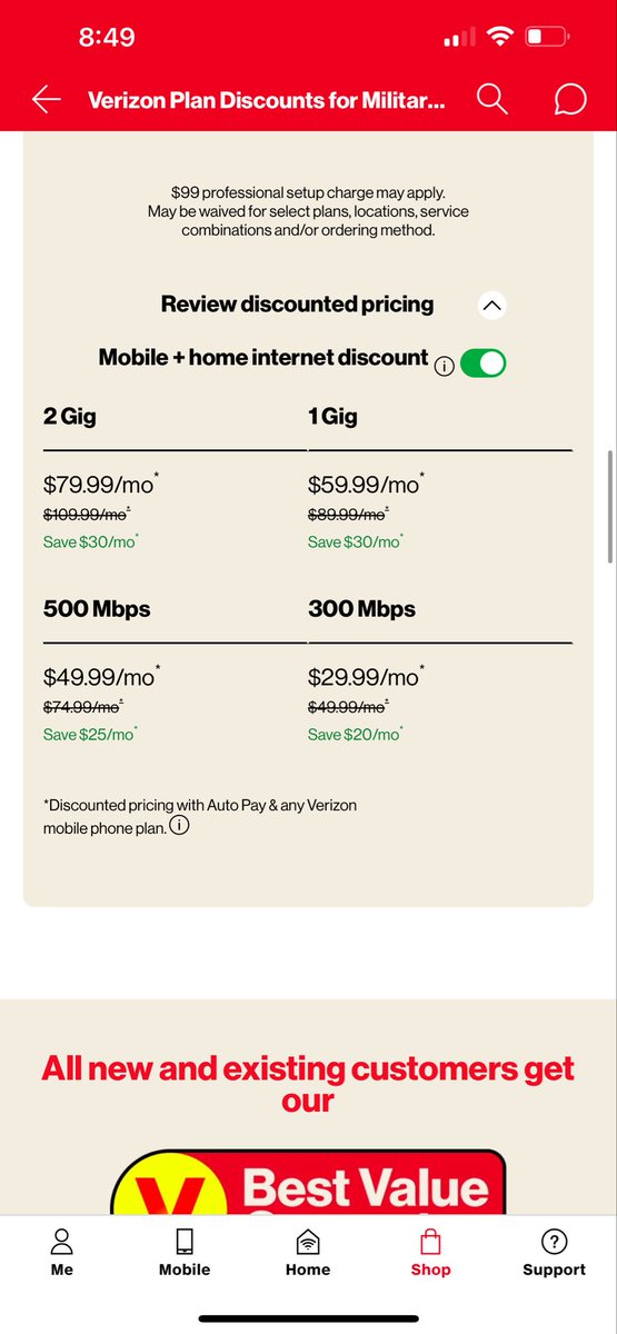 aaronfrentz's tweet photo. @Verizon @VerizonSupport @verizonfios …. This is unacceptable service. Also, I’ve had Verizon cell service for 20 years. I’ve had Verizon fios for 5 years. Just now seeing that I don’t have my #Veterandiscount applies to my Verizon Home account for some reason. $1,800 overcharge https://t.co/3SO9Kcyzm7