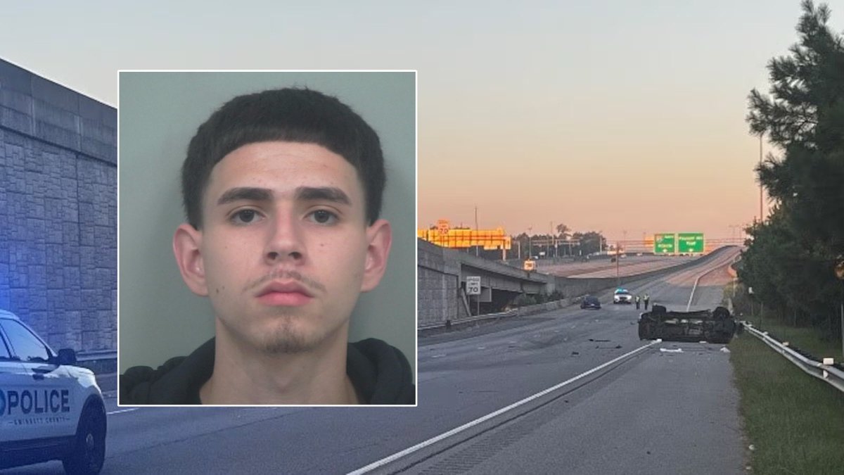 ATLUncensored's tweet photo. 22-year-old sentenced to 16 years in prison for street racing crash in Gwinnett County that killed five teens on I-85 https://t.co/MALMTIF3UW