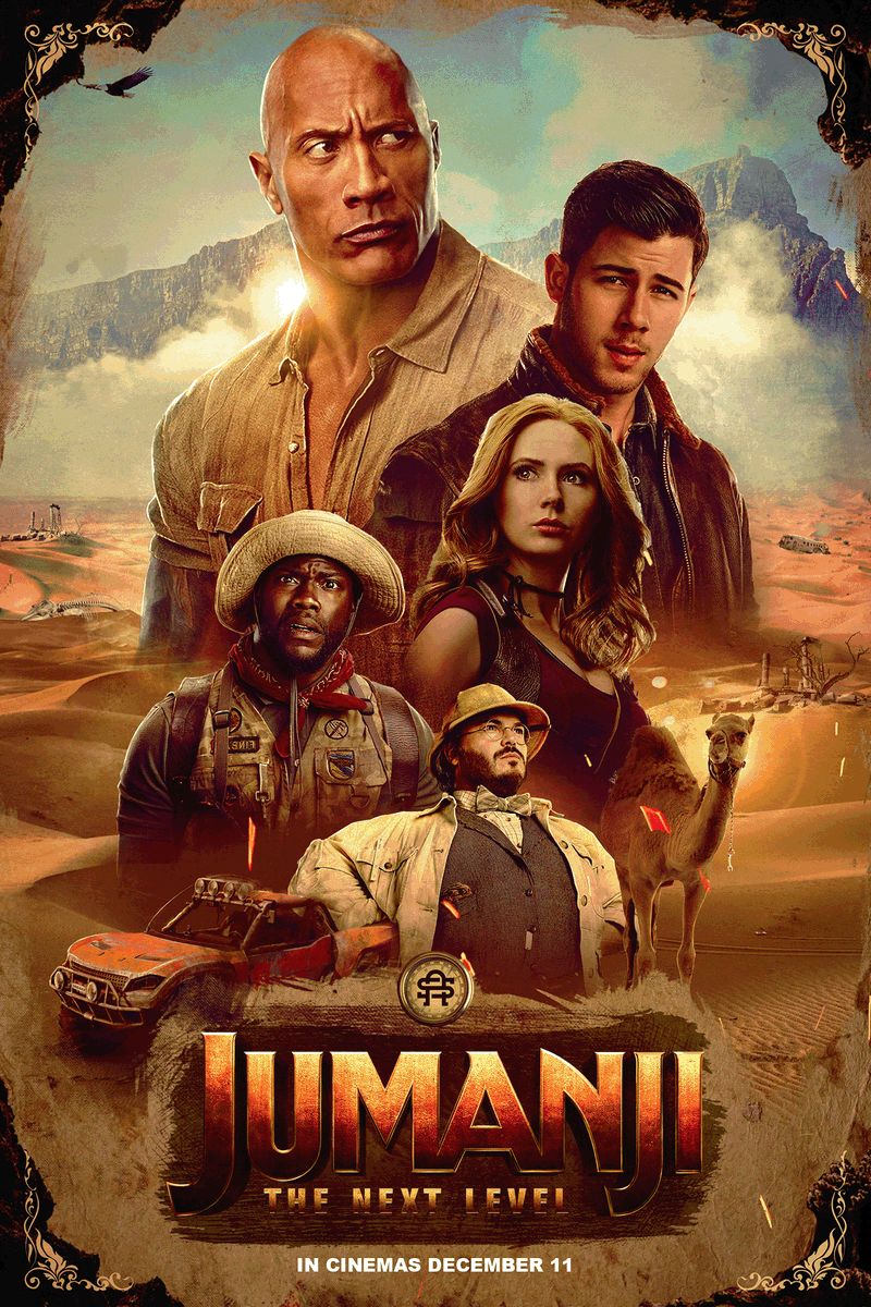 diva8purple9's tweet photo. #JumanjiTheNextLevel '19
#映画好きと繋がりたい
さっさと続編作るって主要キャラが揃ってていいね
今回は主人公の祖父とその友人も巻き込んでサイドストーリー的な感動もありつつ新キャラも増えて良く出来てました
こちらも飽きずに観れました https://t.co/kjfPVgFLm3