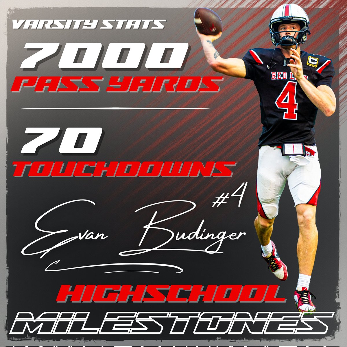 70 TDs. 7,000 yards. 🎯 Grateful for everyone who’s been part of the journey — just getting started. The grind continues. 🙏 #QB1 

<a href="/RedLion_FB/">Red Lion Football ✝️</a> <a href="/JimRobertsonQB/">Coach Robertson</a> <a href="/CoachJeffGallo/">Coach Jeff Gallo</a> <a href="/CoachKAnderson9/">Kenny Anderson</a> <a href="/RedLion_CoachKA/">Coach Ken Anderson Red Lion Christian Academy</a> <a href="/CoachSteve_Q/">Coach Q 🏈</a> <a href="/HendersonQBU/">Henderson QB Training</a>  <a href="/NolanMHenderson/">Nolan Henderson</a> <a href="/DelHSFootball/">THE Delaware High School Football POD</a> #FlyHawks