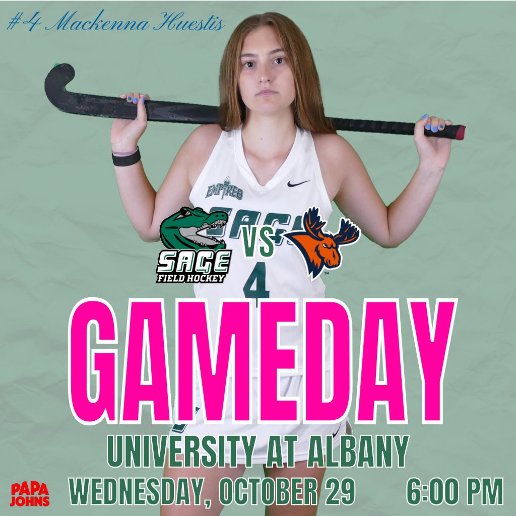 #RussellSageCollege Field Hockey will be holding Breast Cancer Awareness Night on Wednesday.

The program will be collecting donations in support of the Susan G. Komen Foundation.

If attending, please wear pink.
#SageNation / #SageGators 
🐊🏑
