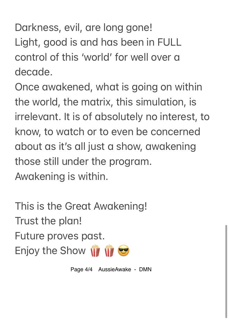 AussieAwake_'s tweet image. All the world is a stage!

The Great Awakening 
Trust the plan!
Future proves past. 

#truth #reality #Awakening