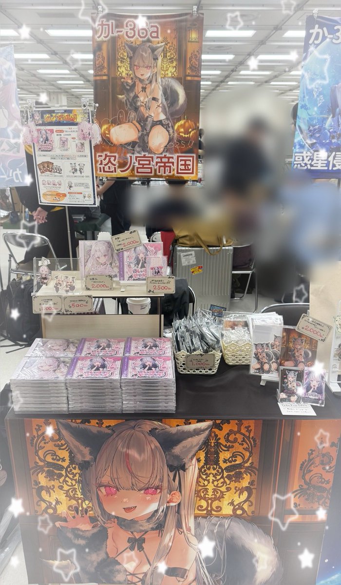 おはみゃうか🤍´-
#M3秋2025 当日だよーー！！

設営完了の報告きました✅
ぜひ来てくれると嬉しいです！！