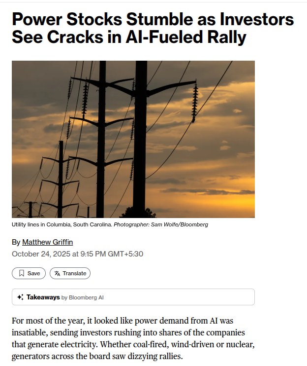 power stocks headline