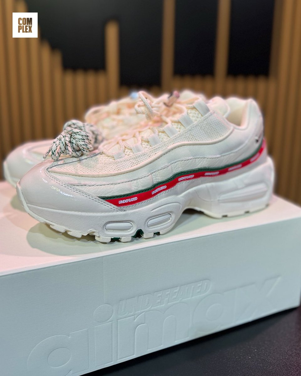 undefeated air max white