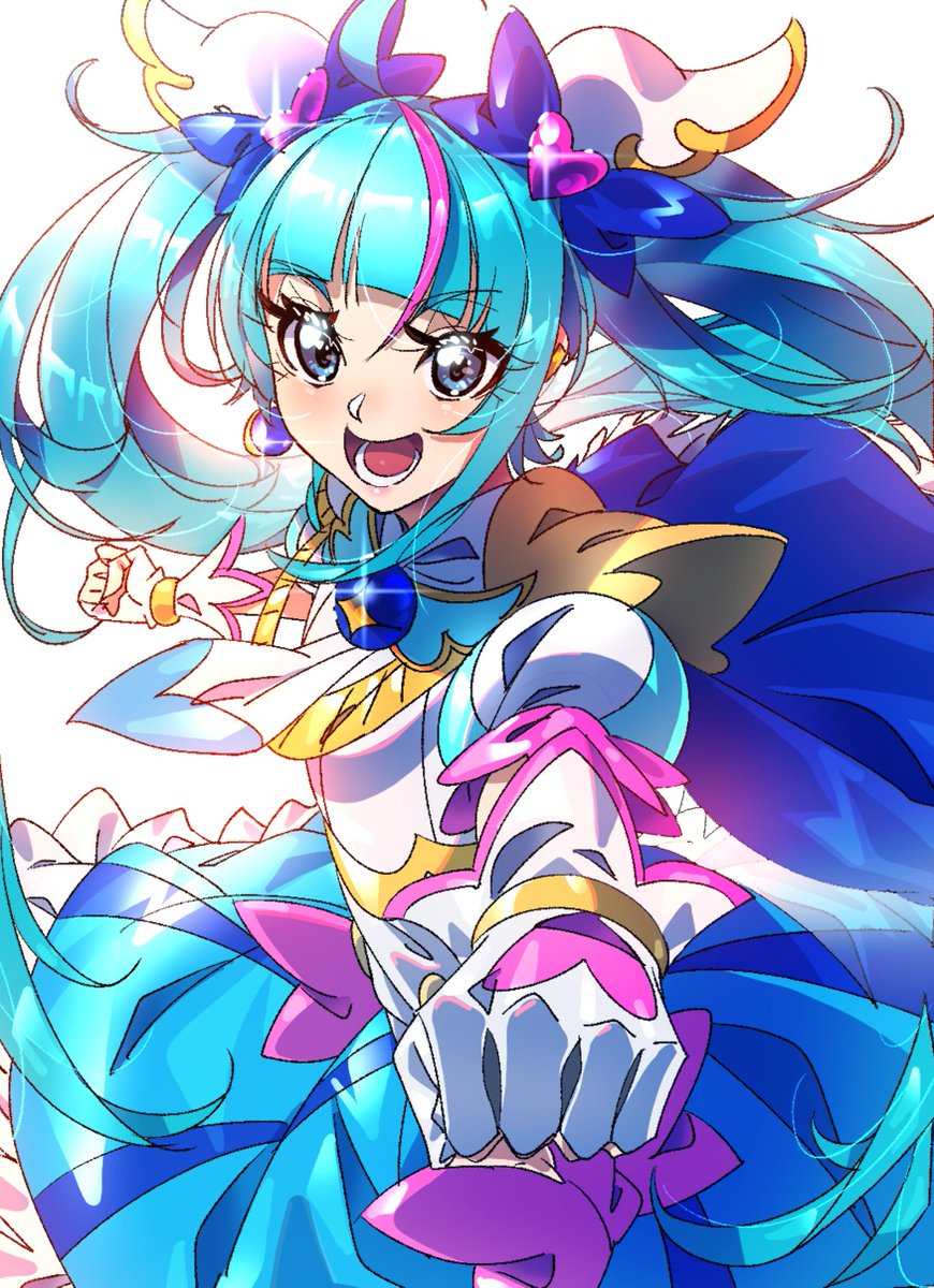 #プリキュア
キュアスカイ is the best.