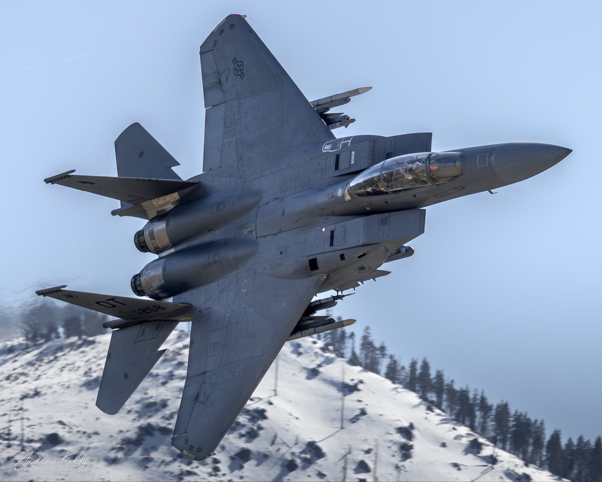 andrewkphotos's tweet image. Operational Test Strike Eagle crossing over me on the low level route